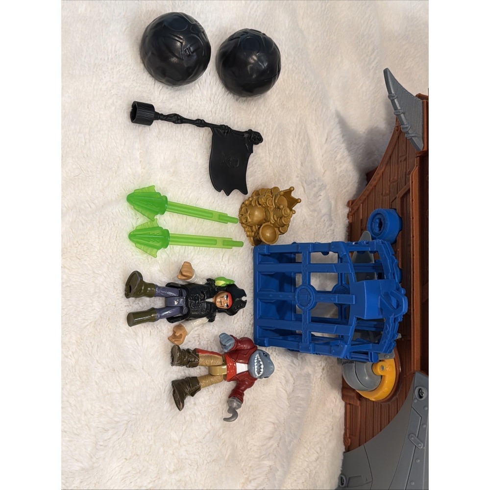 Fisher Price Imaginext Shark Bite Pirate Ship Pirates & accessories - Picture 8 of 8